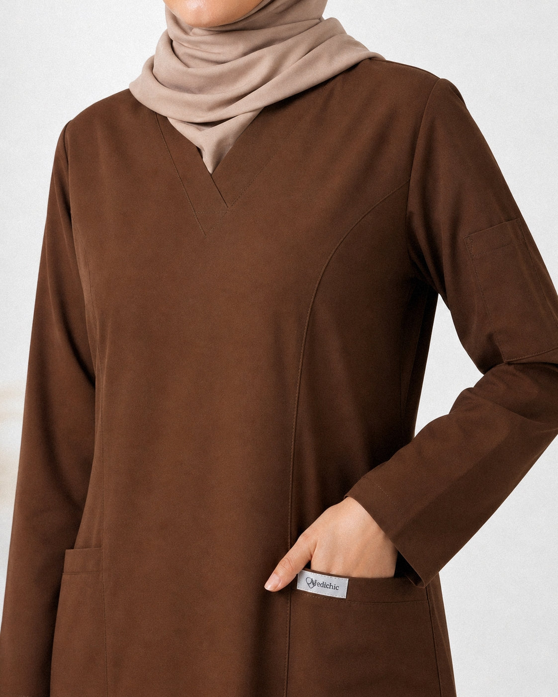 scrub rosa-marron