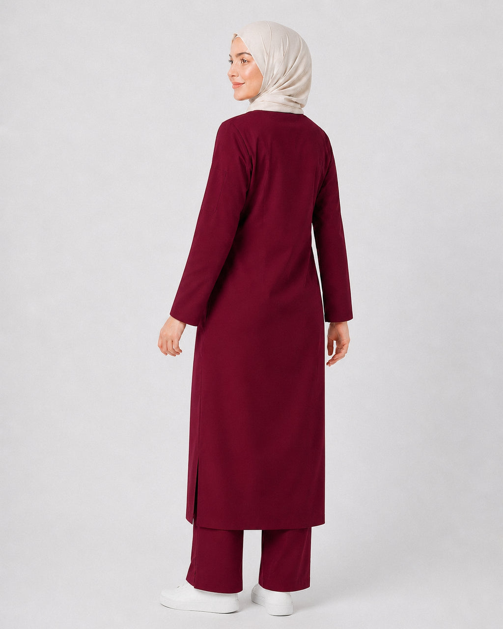 scrub rosa-grenat