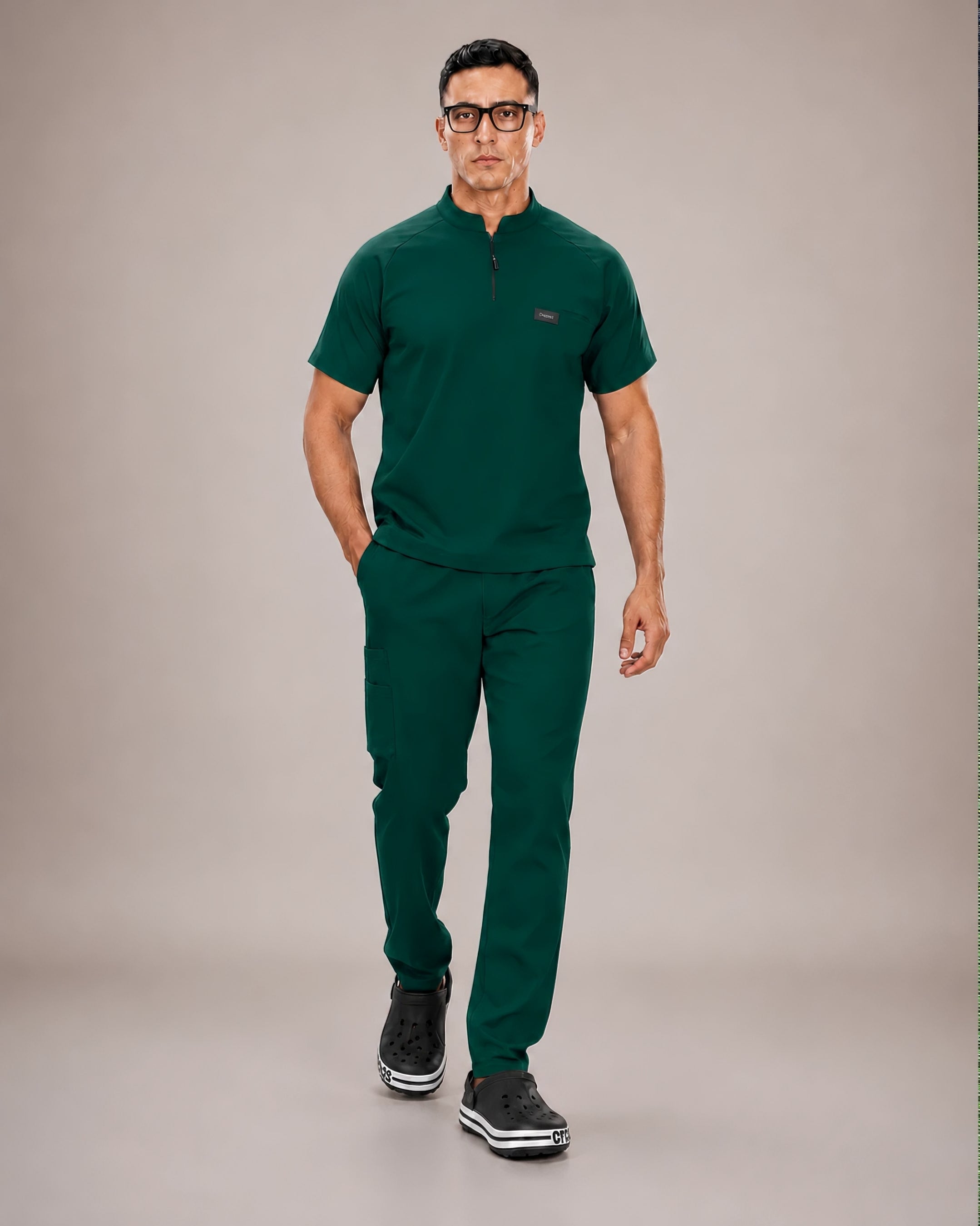 scrub homme- vert