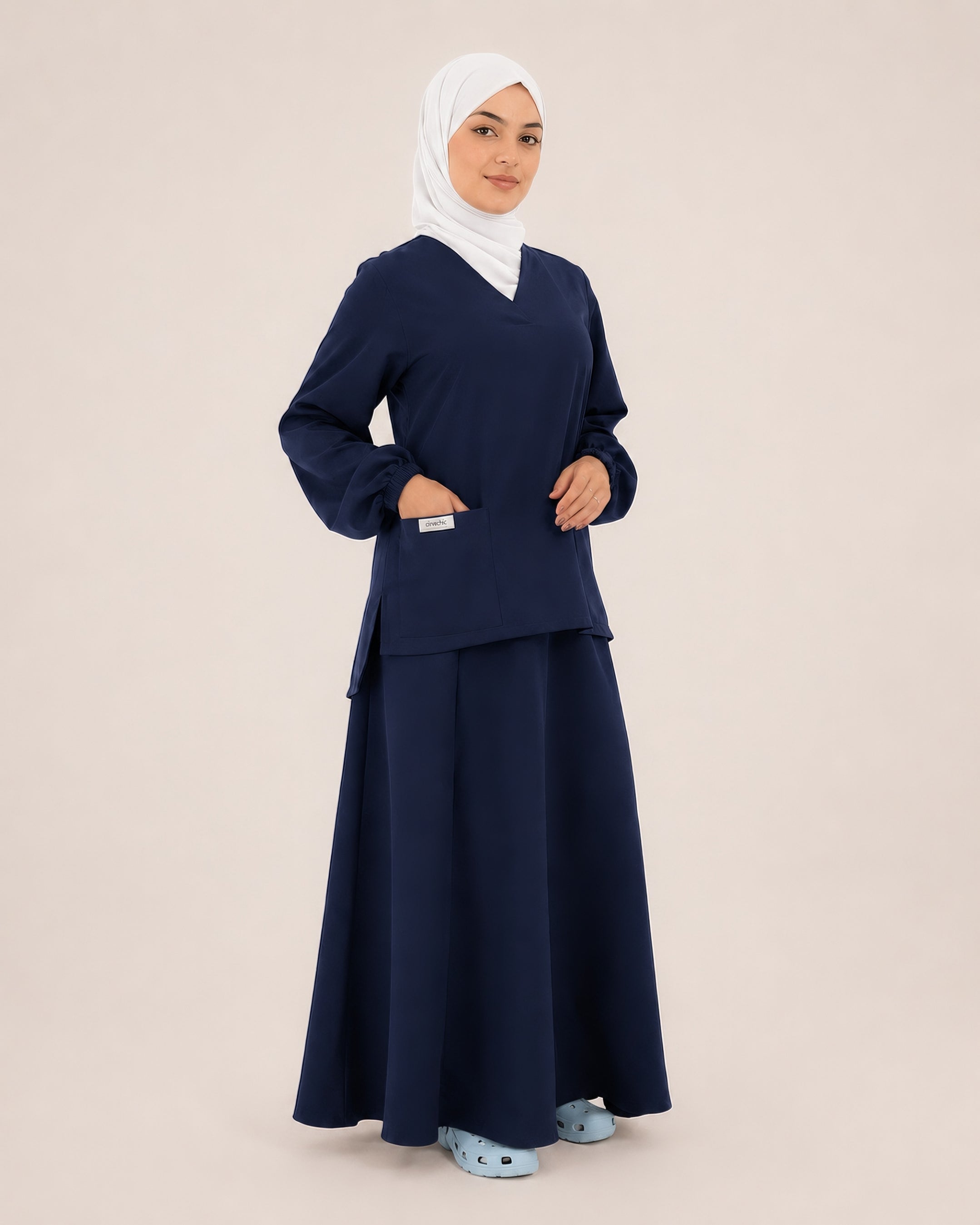 scrub jupe-blue nuit