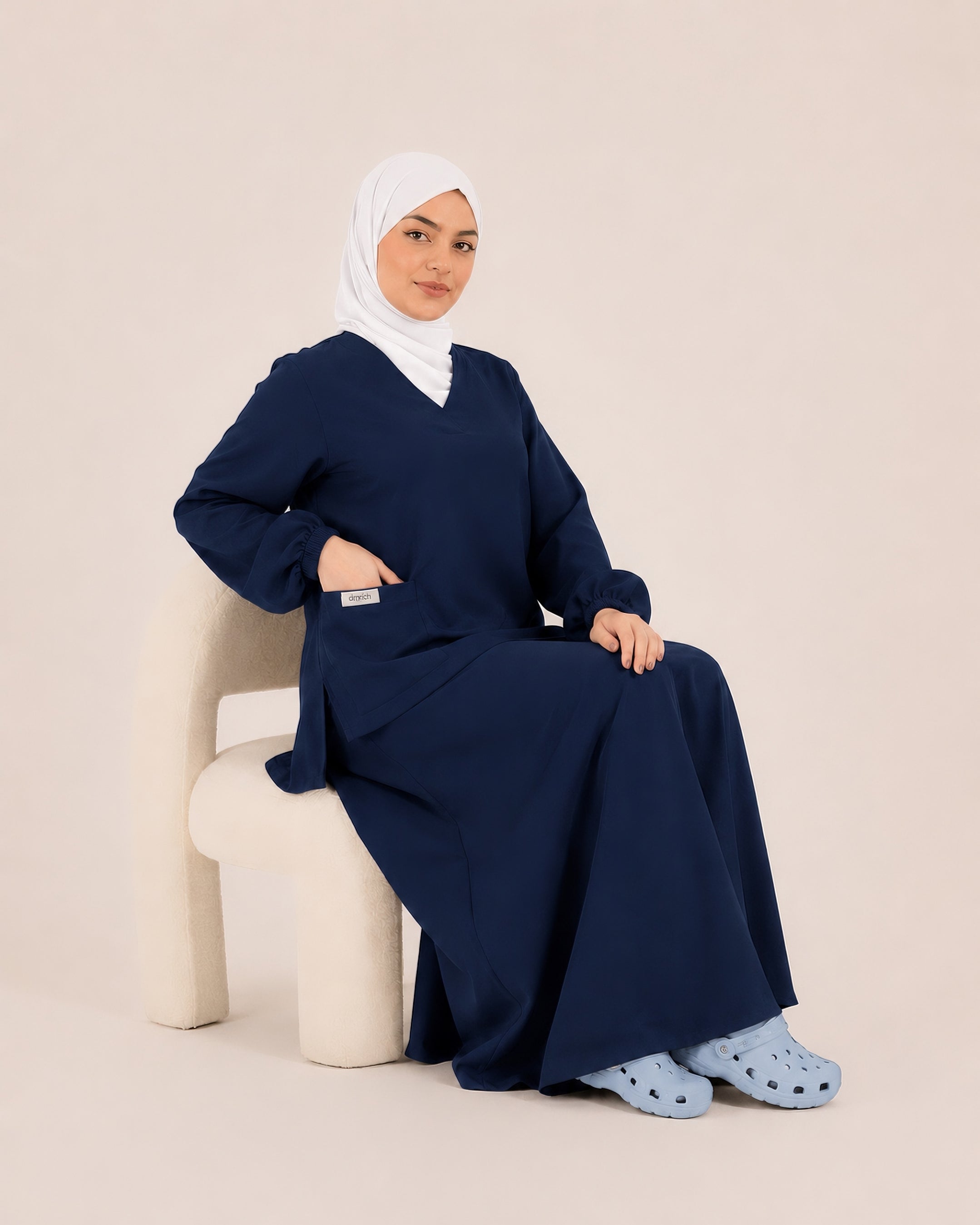 scrub jupe-blue nuit