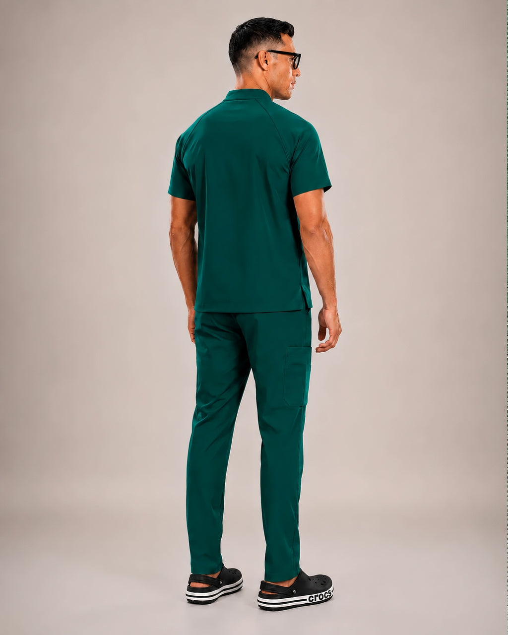 scrub homme- vert