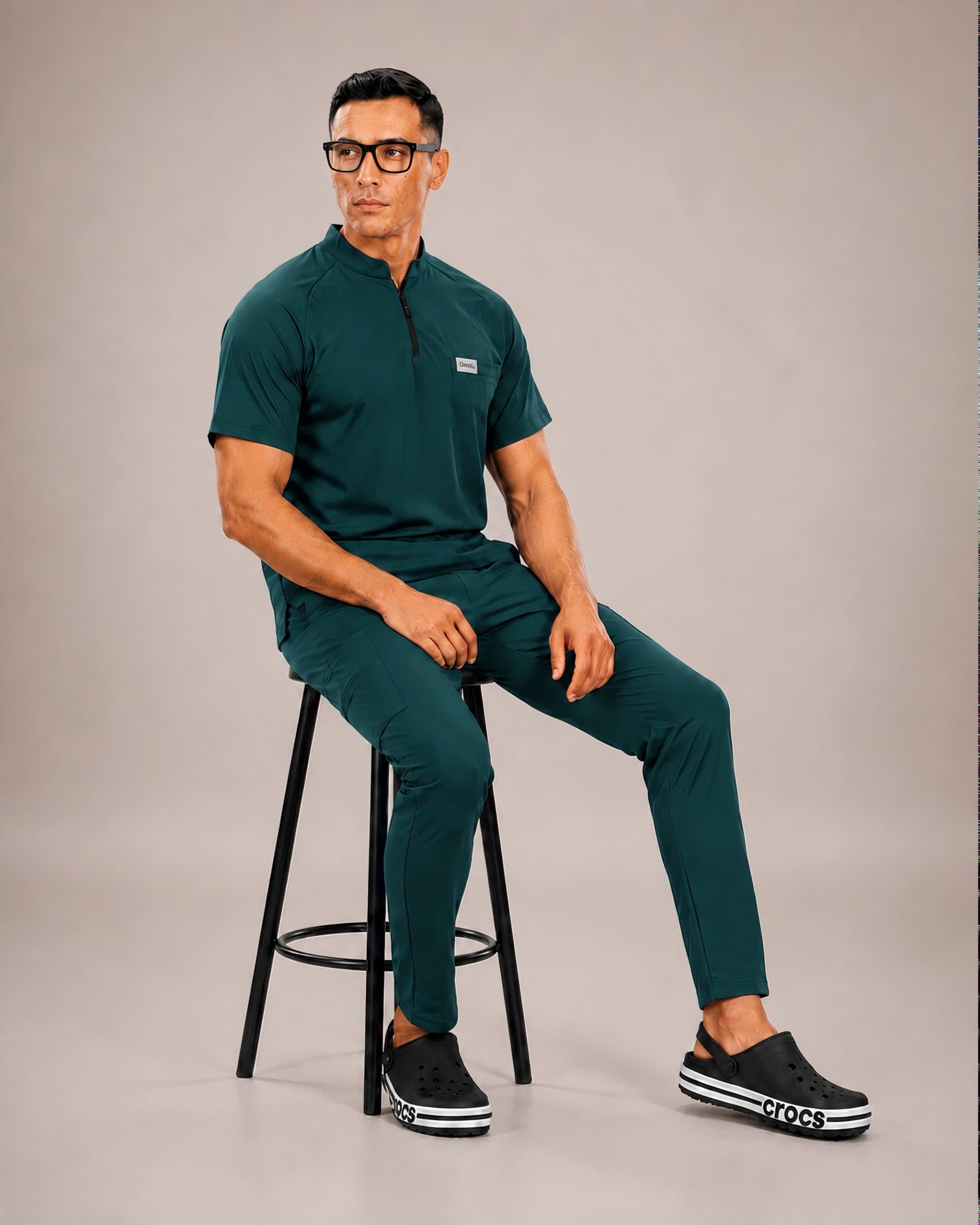 scrub homme- vert